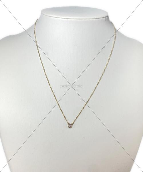 TIFFANY & Co.（ティファニー）TIFFANY & Co. (ティファニー) Diamond By-the-Yard Pendant（ダイヤモンドバイザヤードペンダント） サイズ:-の古着・服飾アイテム