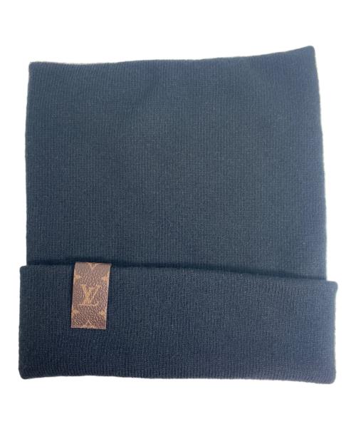 LOUIS VUITTON（ルイ ヴィトン）LOUIS VUITTON (ルイ ヴィトン) LVスクエアニットビーニー ブラック サイズ:-の古着・服飾アイテム