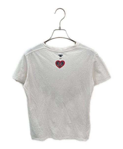 Christian Dior（クリスチャン ディオール）Christian Dior (クリスチャン ディオール) プリントTシャツ ホワイト サイズ:XSの古着・服飾アイテム