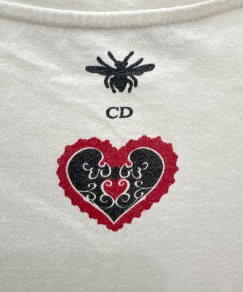 Christian Dior（クリスチャン ディオール）Christian Dior (クリスチャン ディオール) プリントTシャツ ホワイト サイズ:XSの古着・服飾アイテム