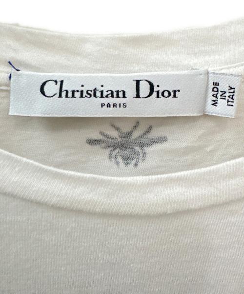 Christian Dior（クリスチャン ディオール）Christian Dior (クリスチャン ディオール) プリントTシャツ ホワイト サイズ:XSの古着・服飾アイテム