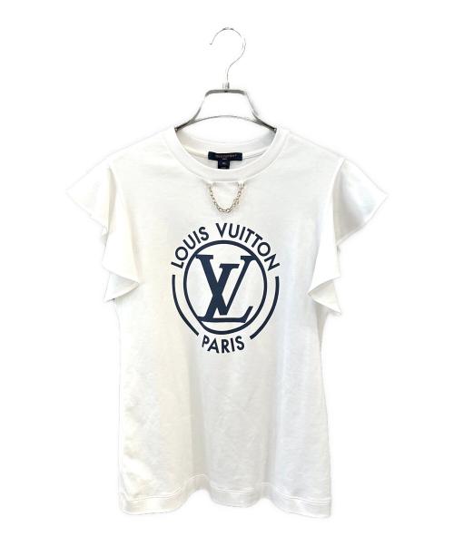 LOUIS VUITTON（ルイ ヴィトン）LOUIS VUITTON (ルイ ヴィトン) フロックLVTシャツ ホワイト サイズ:XSの古着・服飾アイテム