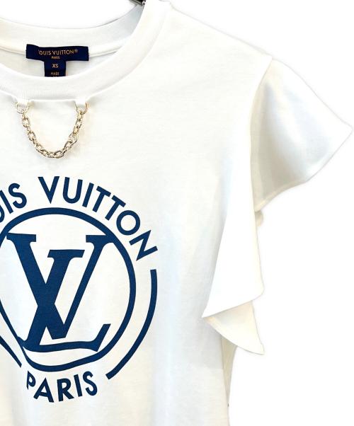 LOUIS VUITTON（ルイ ヴィトン）LOUIS VUITTON (ルイ ヴィトン) フロックLVTシャツ ホワイト サイズ:XSの古着・服飾アイテム