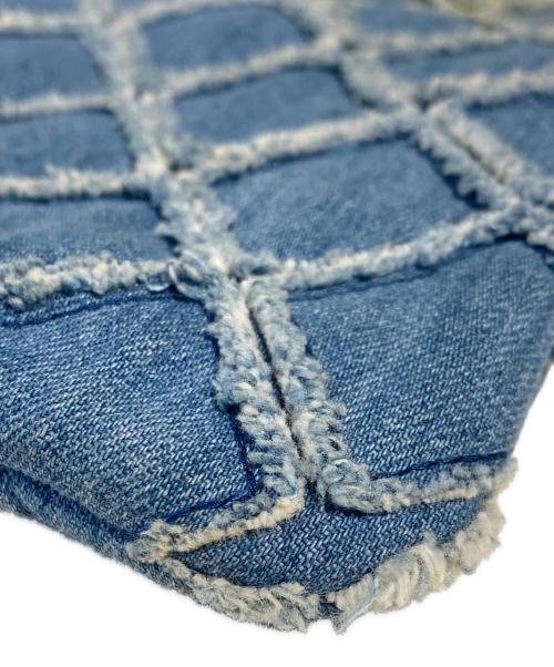 CHANEL（シャネル）CHANEL (シャネル) マトラッセ デニムクラッチバッグ スカイブルー サイズ:-の古着・服飾アイテム