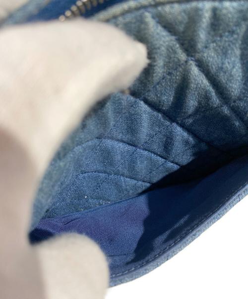 CHANEL（シャネル）CHANEL (シャネル) マトラッセ デニムクラッチバッグ スカイブルー サイズ:-の古着・服飾アイテム