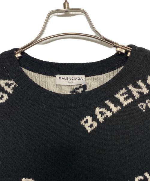 BALENCIAGA（バレンシアガ）BALENCIAGA (バレンシアガ) オーバーサイズニット ブラック サイズ:38の古着・服飾アイテム