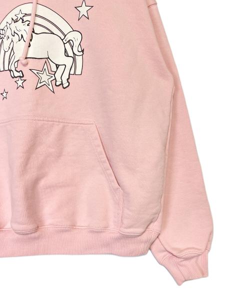 VETEMENTS（ヴェトモン）VETEMENTS (ヴェトモン) MAGIC UNICORN HOODIE ピンク サイズ:XSの古着・服飾アイテム