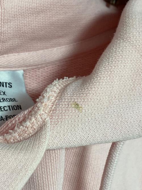 VETEMENTS（ヴェトモン）VETEMENTS (ヴェトモン) MAGIC UNICORN HOODIE ピンク サイズ:XSの古着・服飾アイテム