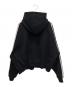 BALENCIAGA (バレンシアガ) adidas (アディダス) 22AW Hoodie Large Fit/ラージフィット ロゴプリントプルオーバーパーカー ブラック サイズ:Ｌ：95000円
