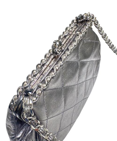 CHANEL（シャネル）CHANEL (シャネル) マトラッセ がま口チェーンショルダーバッグ シルバーの古着・服飾アイテム