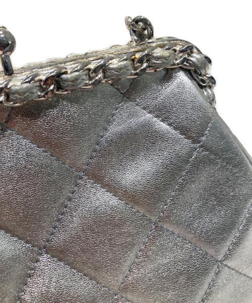 CHANEL（シャネル）CHANEL (シャネル) マトラッセ がま口チェーンショルダーバッグ シルバーの古着・服飾アイテム