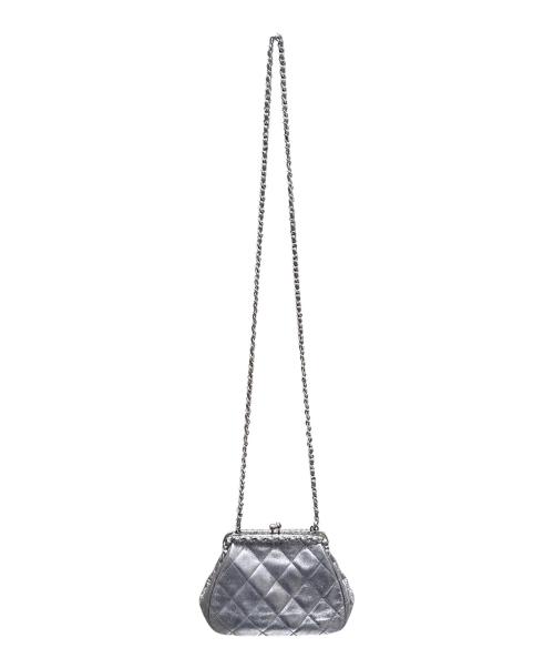 CHANEL（シャネル）CHANEL (シャネル) マトラッセ がま口チェーンショルダーバッグ シルバーの古着・服飾アイテム