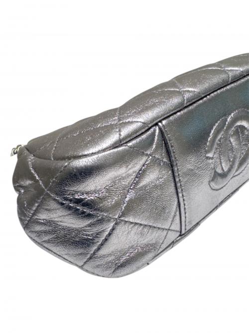 CHANEL（シャネル）CHANEL (シャネル) マトラッセ がま口チェーンショルダーバッグ シルバーの古着・服飾アイテム