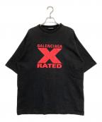 BALENCIAGAバレンシアガ）の古着「プリントカットソー」｜ブラック