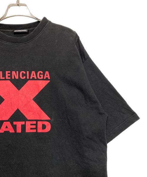 BALENCIAGA（バレンシアガ）BALENCIAGA (バレンシアガ) プリントカットソー ブラック サイズ:Sの古着・服飾アイテム