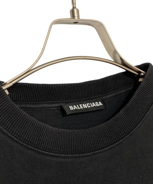 BALENCIAGA（バレンシアガ）BALENCIAGA (バレンシアガ) プリントカットソー ブラック サイズ:Sの古着・服飾アイテム