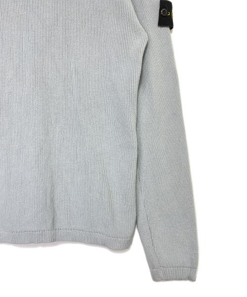 STONE ISLAND（ストーンアイランド）STONE ISLAND (ストーンアイランド) クルーネックニット スカイブルー サイズ:Lの古着・服飾アイテム