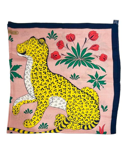 HERMES（エルメス）HERMES (エルメス) カレジェアン140 LES LEOPARD ピンク×イエロー サイズ:140の古着・服飾アイテム