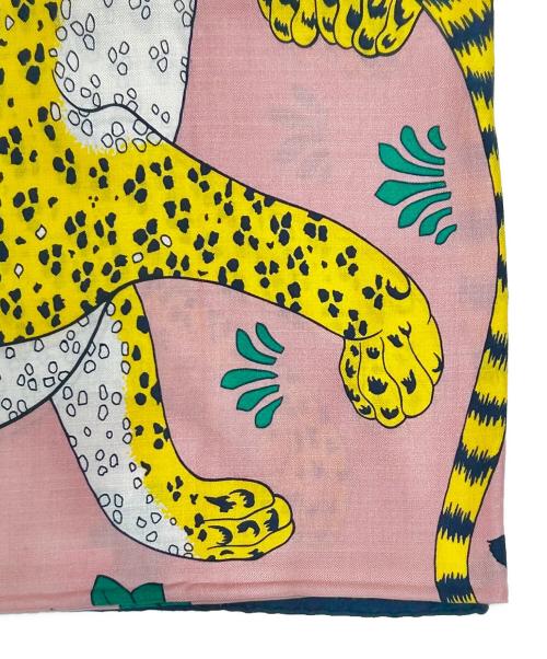 HERMES（エルメス）HERMES (エルメス) カレジェアン140 LES LEOPARD ピンク×イエロー サイズ:140の古着・服飾アイテム