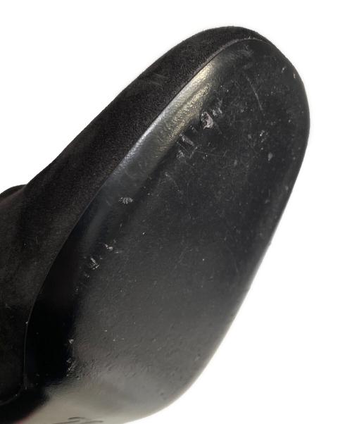 LOUIS VUITTON（ルイ ヴィトン）LOUIS VUITTON (ルイ ヴィトン) グレースライン スエード アンクルブーツ ブラック サイズ:36の古着・服飾アイテム