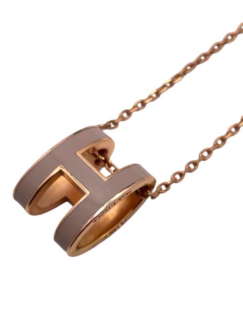 HERMES（エルメス）HERMES (エルメス) ポップH ミニ ペンダント ネックレス ベージュ サイズ:ミニの古着・服飾アイテム