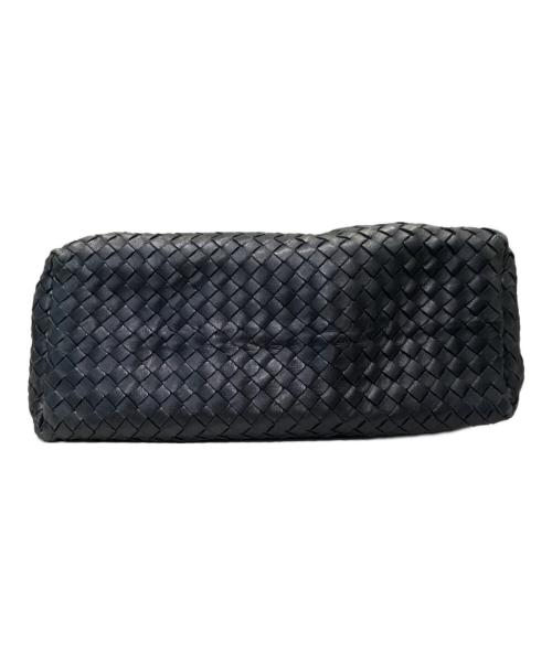 BOTTEGA VENETA（ボッテガベネタ）BOTTEGA VENETA (ボッテガベネタ) イントレチャートワンショルダーバッグ ブラックの古着・服飾アイテム