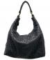 BOTTEGA VENETA（ボッテガベネタ）の古着「イントレチャートワンショルダーバッグ」｜ブラック