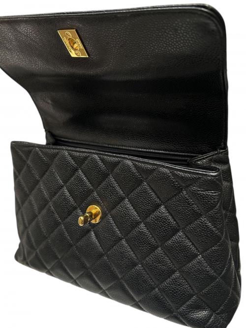 CHANEL（シャネル）CHANEL (シャネル) マトラッセハンドバッグ ブラック サイズ:-の古着・服飾アイテム