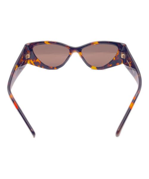 MIU MIU（ミュウミュウ）MIU MIU (ミュウミュウ) ロゴサングラス ブラウン サイズ:‐の古着・服飾アイテム