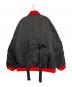 PRADA (プラダ) RE-NYLONベルテッドボンバージャケット ブラック×レッド サイズ:M：195000円