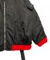 中古・古着 PRADA (プラダ) RE-NYLONベルテッドボンバージャケット ブラック×レッド サイズ:M：195000円