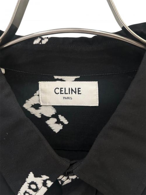 CELINE（セリーヌ）CELINE (セリーヌ) ロゴシャツ ブラック サイズ:41の古着・服飾アイテム
