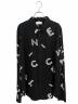 CELINE（セリーヌ）の古着「ロゴシャツ」｜ブラック