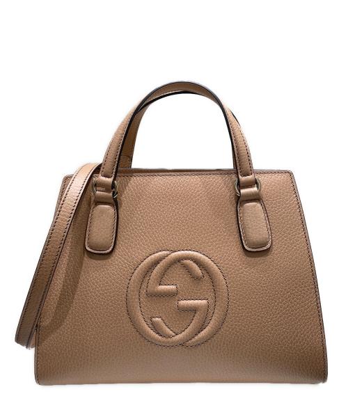 GUCCI（グッチ）GUCCI (グッチ) ソーホー インターロッキングG　 ベージュ サイズ:-の古着・服飾アイテム