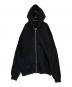 CHROME HEARTS（クロムハーツ）の古着「バックホースシューレザーパッチパーカー」｜ブラック