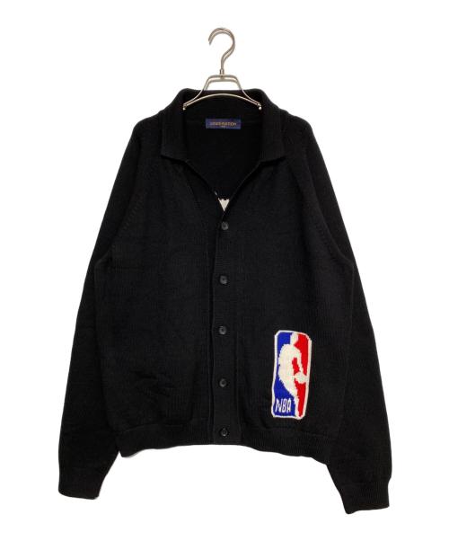 LOUIS VUITTON（ルイ ヴィトン）LOUIS VUITTON (ルイ ヴィトン) ジャイアントモノグラムロゴカーディガン ブラック サイズ:4Lの古着・服飾アイテム