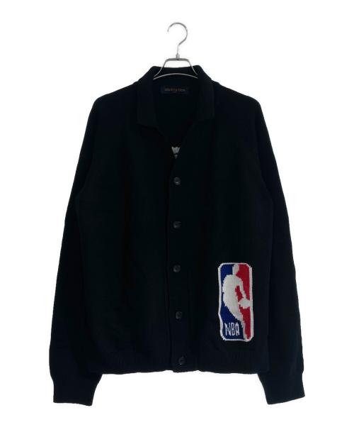 LOUIS VUITTON（ルイ ヴィトン）LOUIS VUITTON (ルイ ヴィトン) LOUIS VUITTON × NBA ジャイアントモノグラムロゴ カーディガン ブラック サイズ:4Lの古着・服飾アイテム