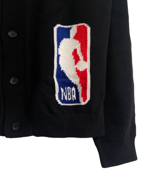 LOUIS VUITTON（ルイ ヴィトン）LOUIS VUITTON (ルイ ヴィトン) LOUIS VUITTON × NBA ジャイアントモノグラムロゴ カーディガン ブラック サイズ:4Lの古着・服飾アイテム