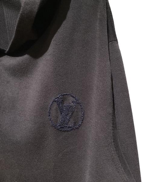 LOUIS VUITTON（ルイ ヴィトン）LOUIS VUITTON (ルイ ヴィトン) サークルロゴ プルオーバーニットパーカー ネイビー サイズ:4Lの古着・服飾アイテム