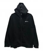 BURBERRYバーバリー）の古着「LOGOPRINT VINTAGECHECKPANEL」｜ブラック