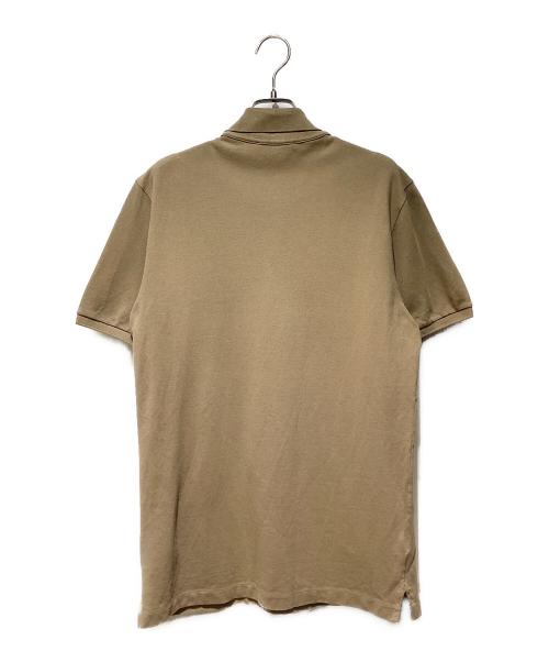 GUCCI（グッチ）GUCCI (グッチ) 刺繍ポロシャツ ベージュ サイズ:Mの古着・服飾アイテム
