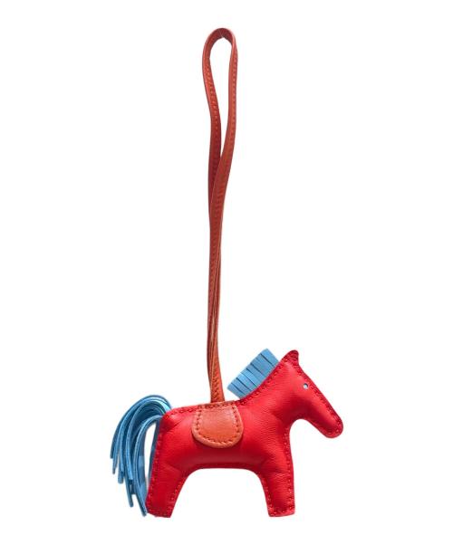 HERMES（エルメス）HERMES (エルメス) ロデオPM レッド×スカイブルー サイズ:PMの古着・服飾アイテム