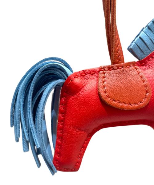 HERMES（エルメス）HERMES (エルメス) ロデオPM レッド×スカイブルー サイズ:PMの古着・服飾アイテム