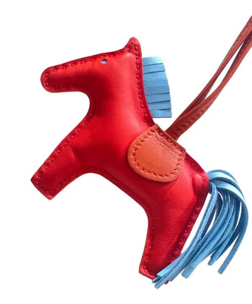 HERMES（エルメス）HERMES (エルメス) ロデオPM レッド×スカイブルー サイズ:PMの古着・服飾アイテム