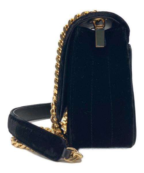Saint Laurent Paris（サンローランパリ）Saint Laurent Paris (サンローランパリ) Vicky Crossbody Flap Small Bag ブラックの古着・服飾アイテム