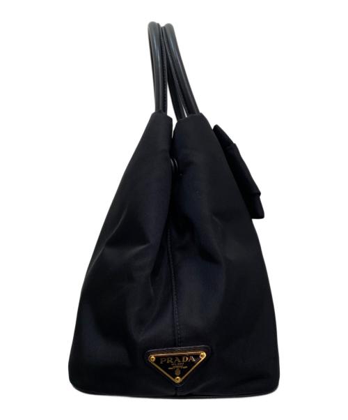 PRADA（プラダ）PRADA (プラダ) テスート フィオッコ2WAYバッグ ブラックの古着・服飾アイテム