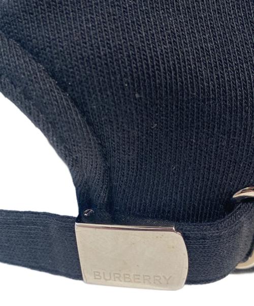 BURBERRY LONDON（バーバリーロンドン）BURBERRY LONDON (バーバリーロンドン) Bパッチロゴキャップ ブラック サイズ:Mの古着・服飾アイテム