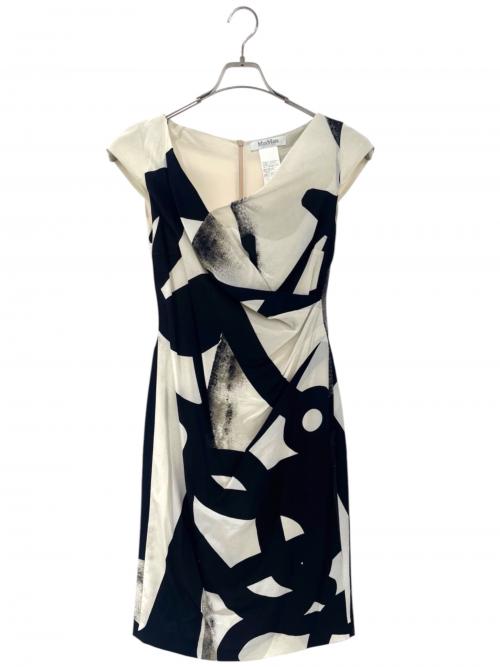 MaxMara（マックスマーラ）MaxMara (マックスマーラ) 総柄ロングワンピース アイボリー サイズ:38の古着・服飾アイテム