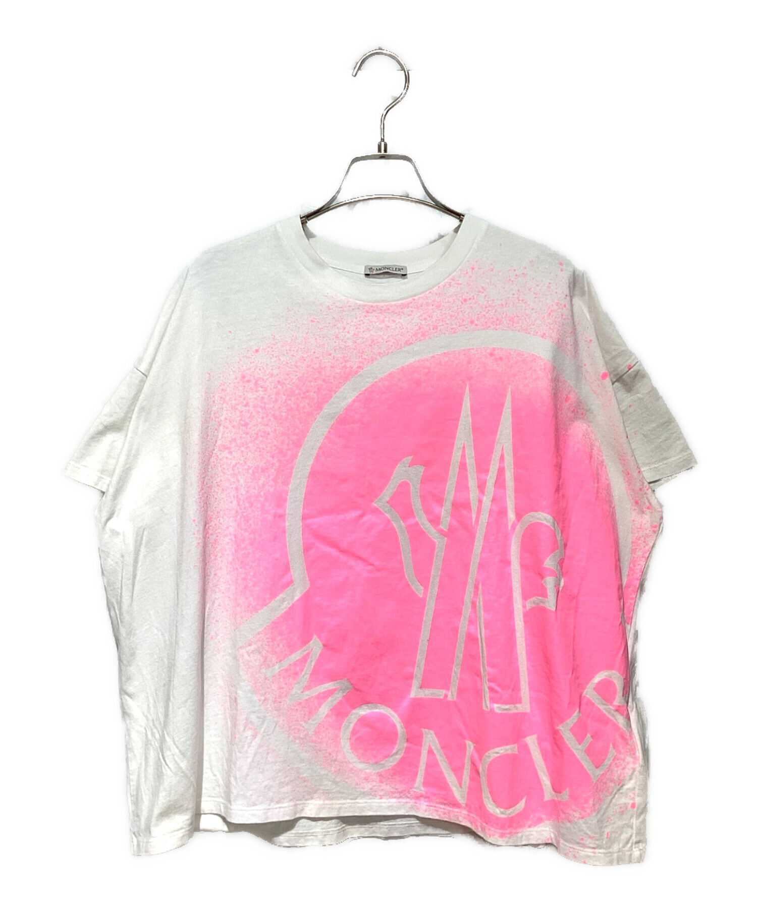 MONCLER ピンク 半袖Tシャツ モンクレール キッズ Tシャツ 半袖 MONCLER ブランド 子供服