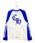 CHROME HEARTS (クロムハーツ) ロングスリーブTシャツ ブルー×ホワイト サイズ:L：65000円